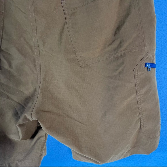 Roscoe outdoor hiking shorts ripstop lightweight nylon brown short women’s 33 - Picture 10 of 12